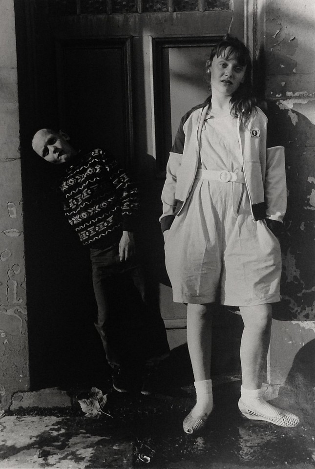 Tom WOOD, Girl and boy in doorway
1983