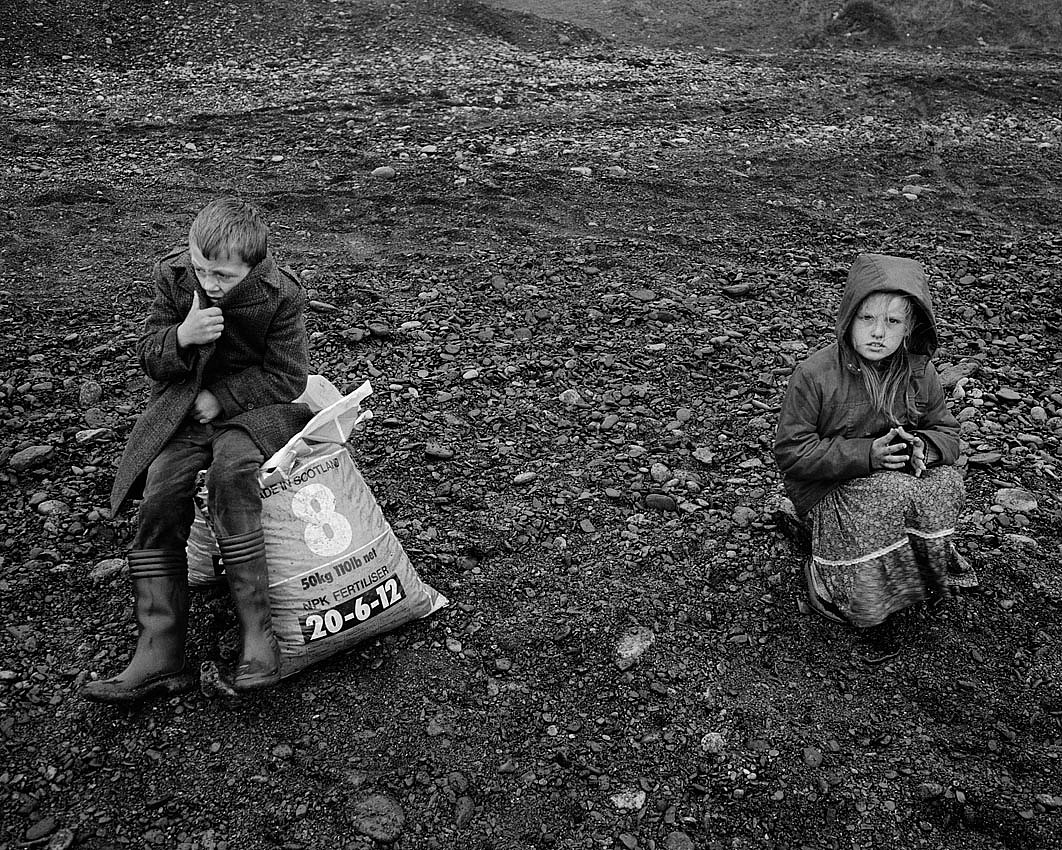 Chris KILLIP, John and Clare waiting for a lift on the beach
1985