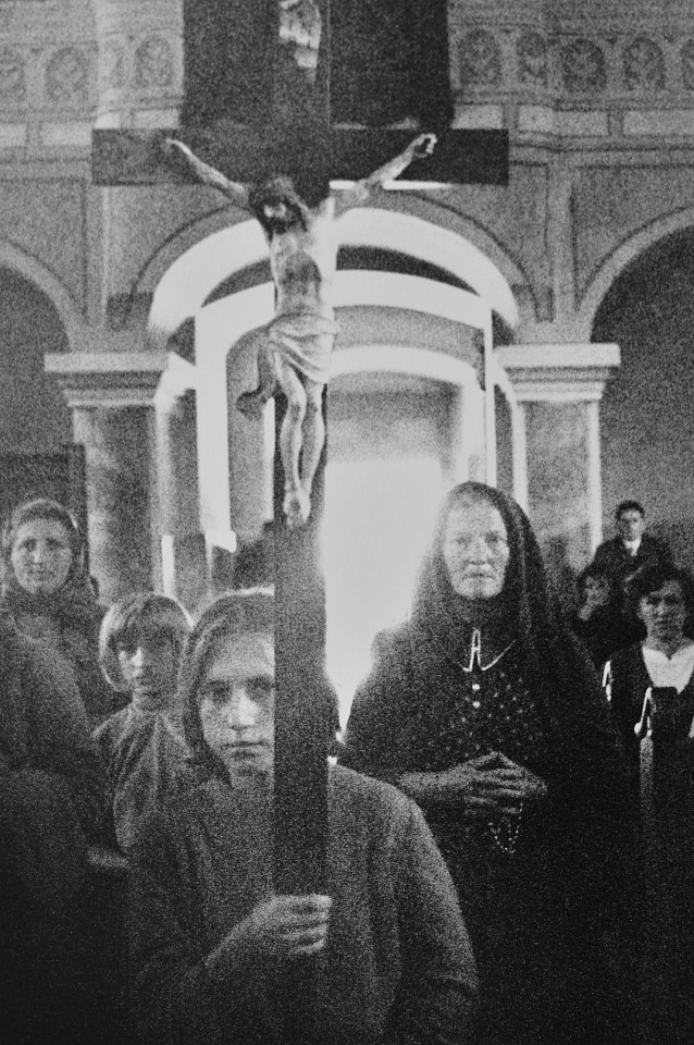 Markéta LUSKACOVA, Procession with Boy Holding the Cross (StareÌ Hory). From the 'Pilgrims' series
1965, Silver Bromide Print