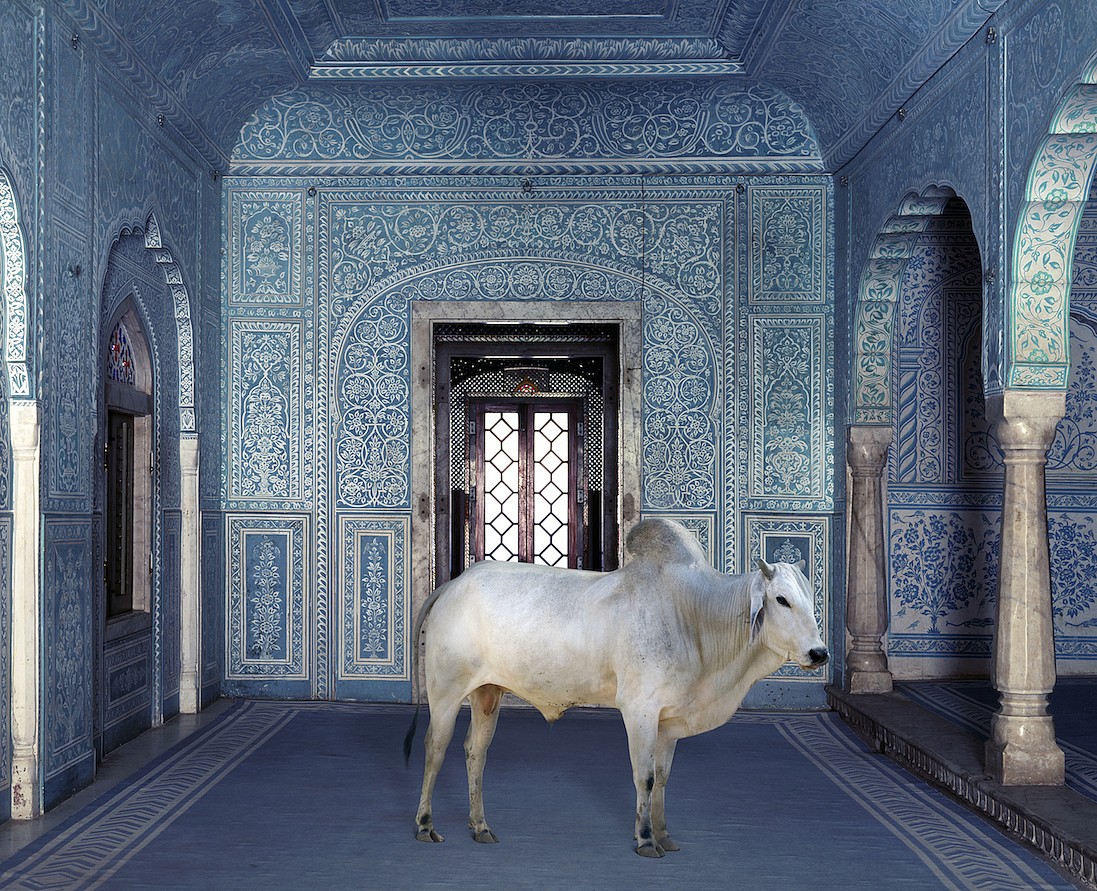 Karen KNORR, The Gatekeeper, Zanana, Samode Palace, from 'India Song' series
2010, Pigment print on Hannemuhle Fine Art paper