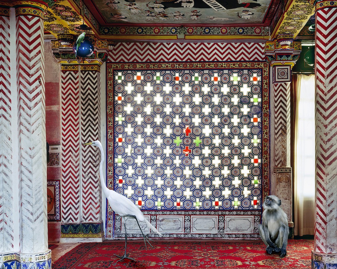 Karen KNORR, Manu's Law Revoked, Junha Mahal, Dungarpur, from 'India Song' series
2010, Pigment print on Hannemuhle Fine Art paper