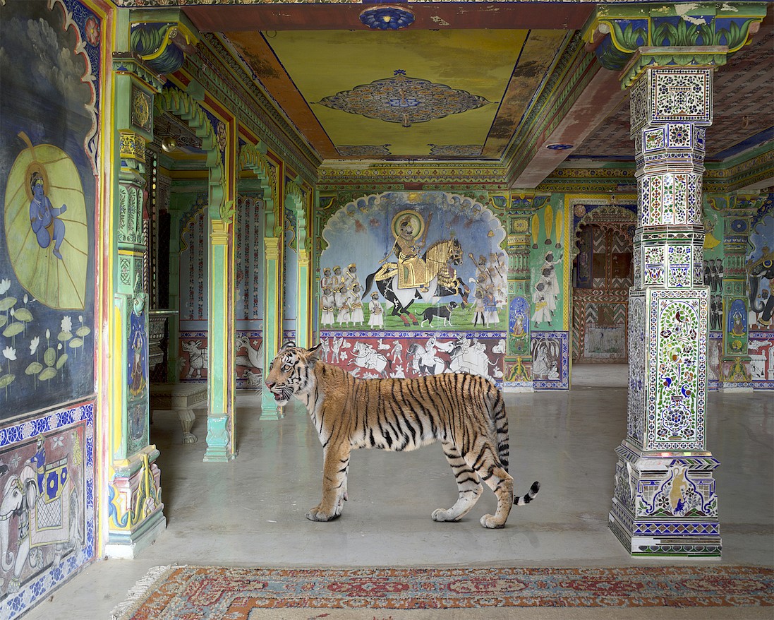 Karen KNORR, Arjuna's Path, Junha Mahal, Dungarpur, from 'India Song' series
2014, Pigment print on Hannemuhle Fine Art paper