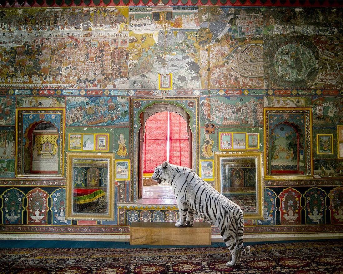 Karen KNORR, Guarding Honour, Kota City Palace, Kota, from 'India Song' series
2020, Pigment print on Hannemuhle Fine Art paper