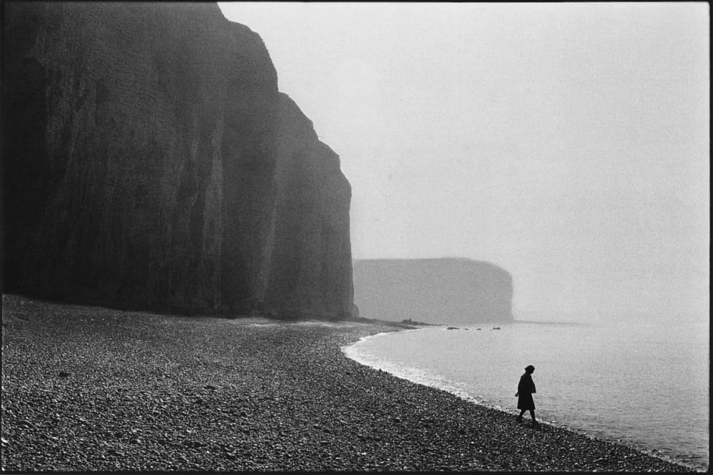 Martine FRANCK, Plage les Petites Dalles, Normandie, France
1973, Silver gelatin print