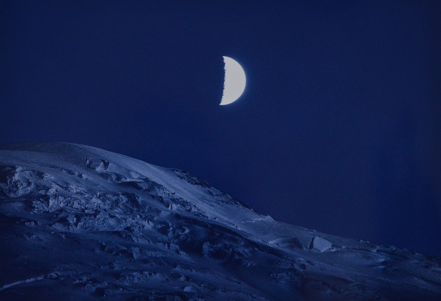 Michael RUETZ, Mont Blanc, Goethe in Switzerland/Moon on Earth