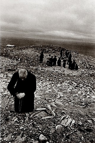 Markéta LUSKACOVA, Pilgrim On St Patricks Mountain
1972, Gelitan silver print