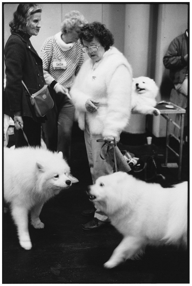 Elliott ERWITT, At Crufts, an international dog show, Birmingham, England
1991