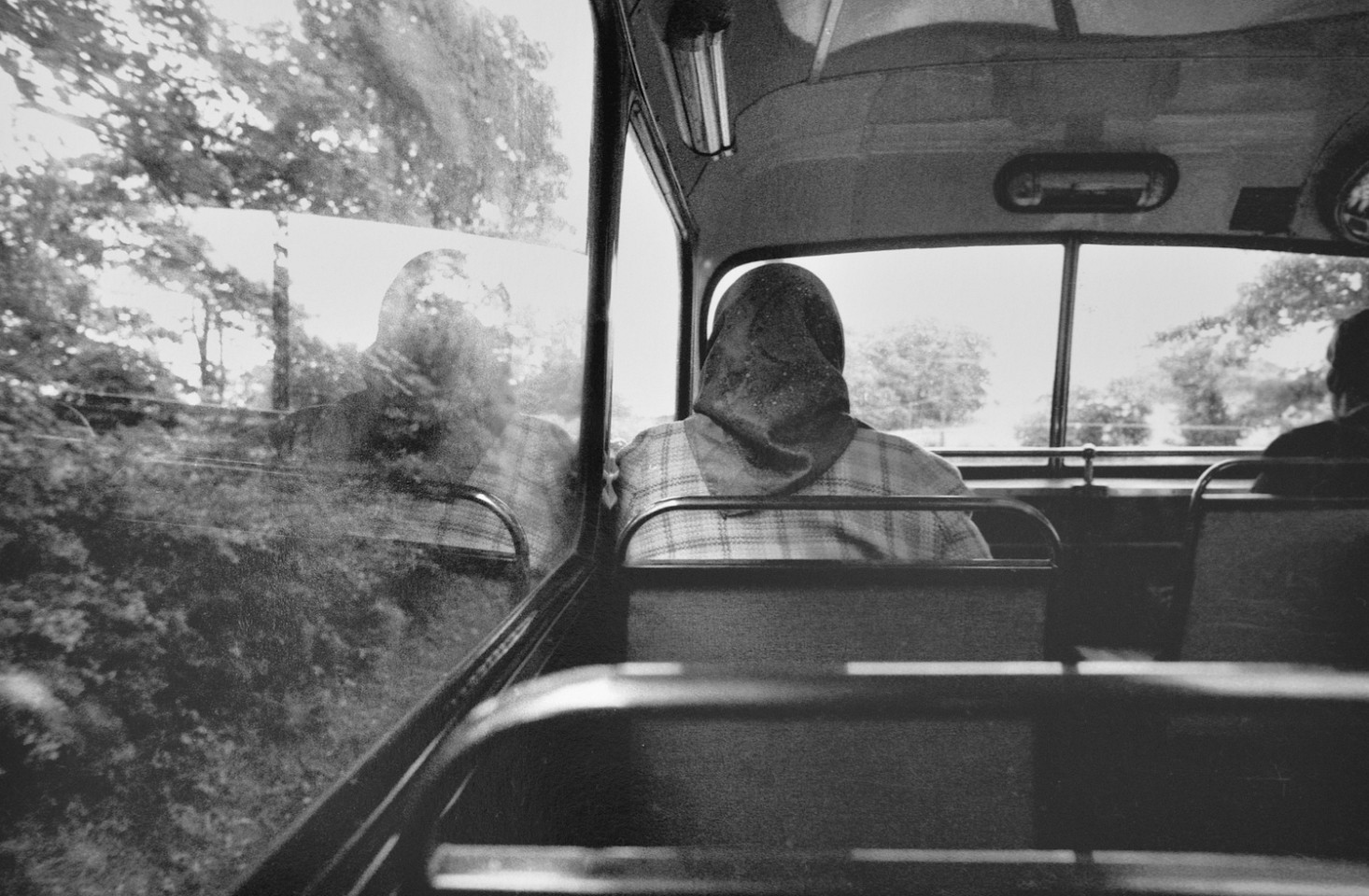 Fran MAY, On the bus
1974, Gelitan silver print