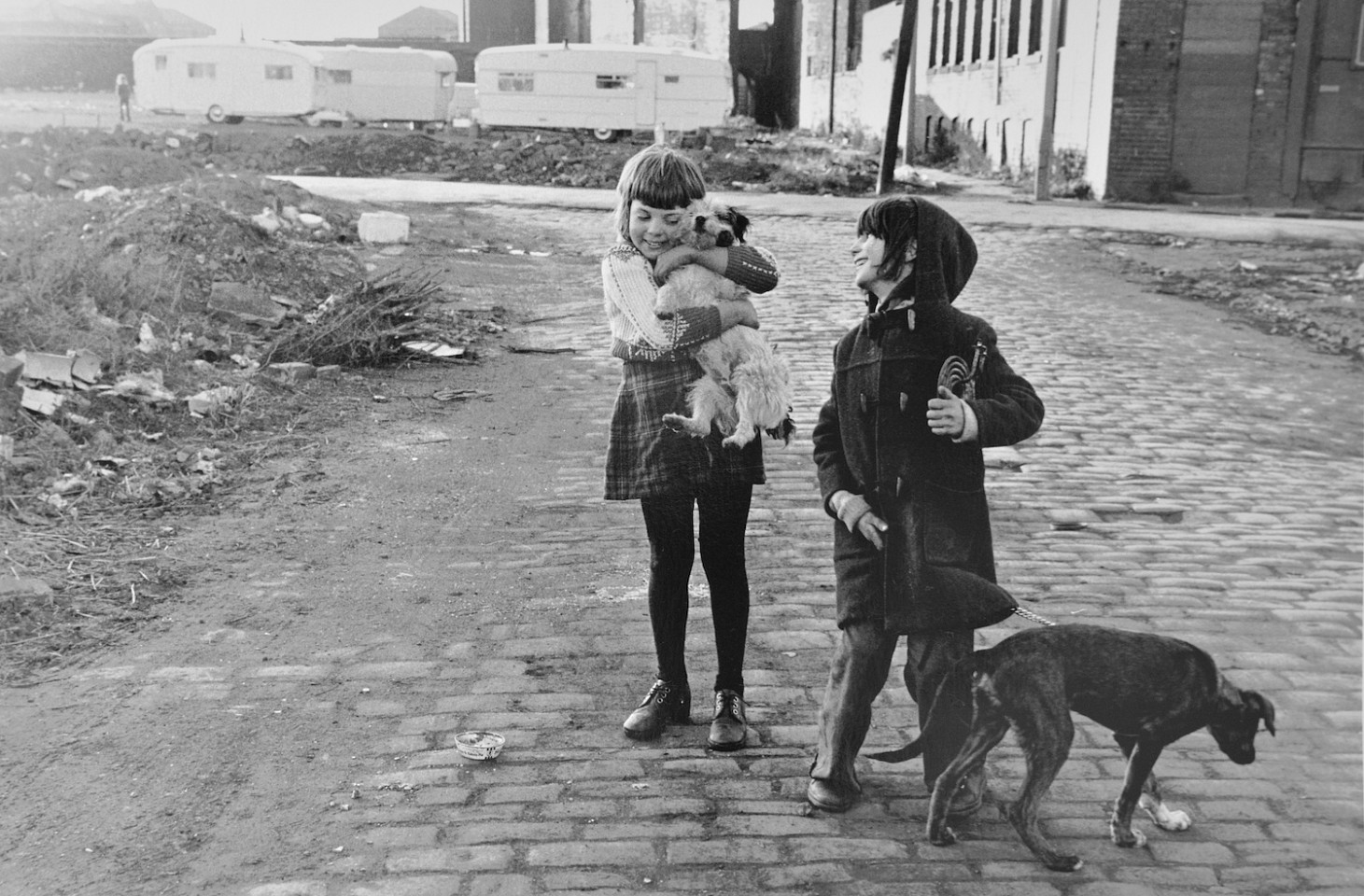 Fran MAY, Untitled from the series Leeds Travellers
1974, Gelitan silver print