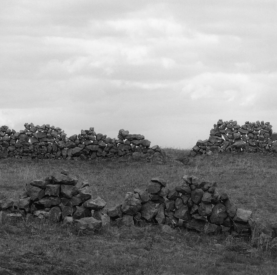 Mariana COOK, Broken Walls, Inis Meáin, Ireland
2005, Gelatin silver print, selenium toned