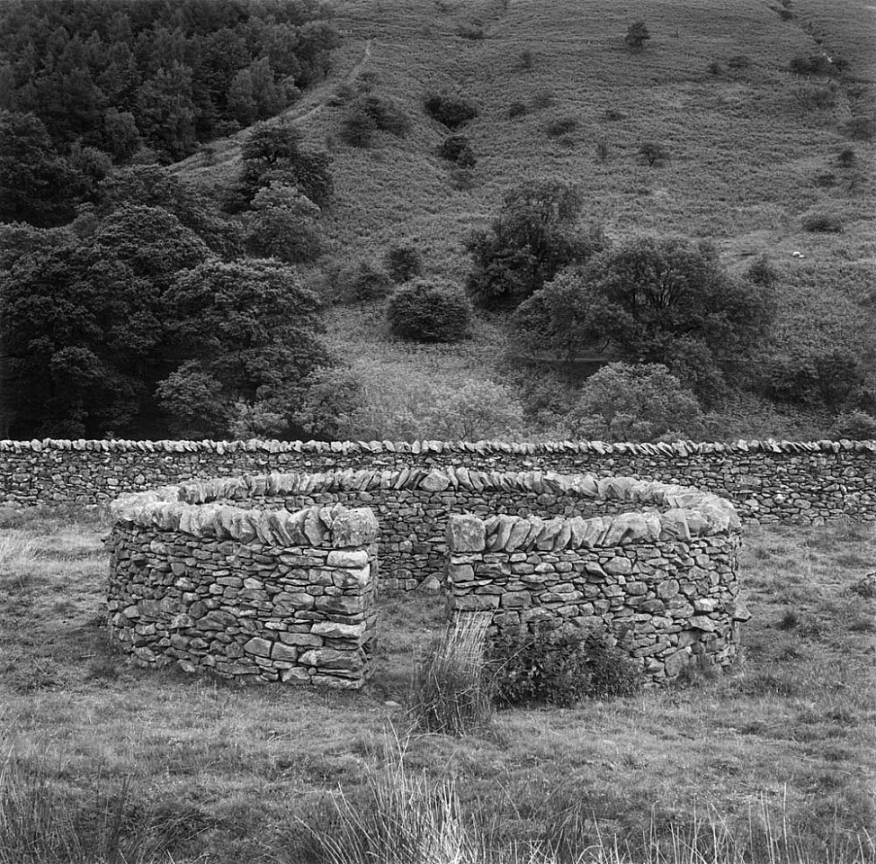 Mariana COOK, Jack's Fold (Andy Goldsworthy's Sheep Fold), Barbondale, Cumbria, England
2006, Gelatin silver print, selenium toned