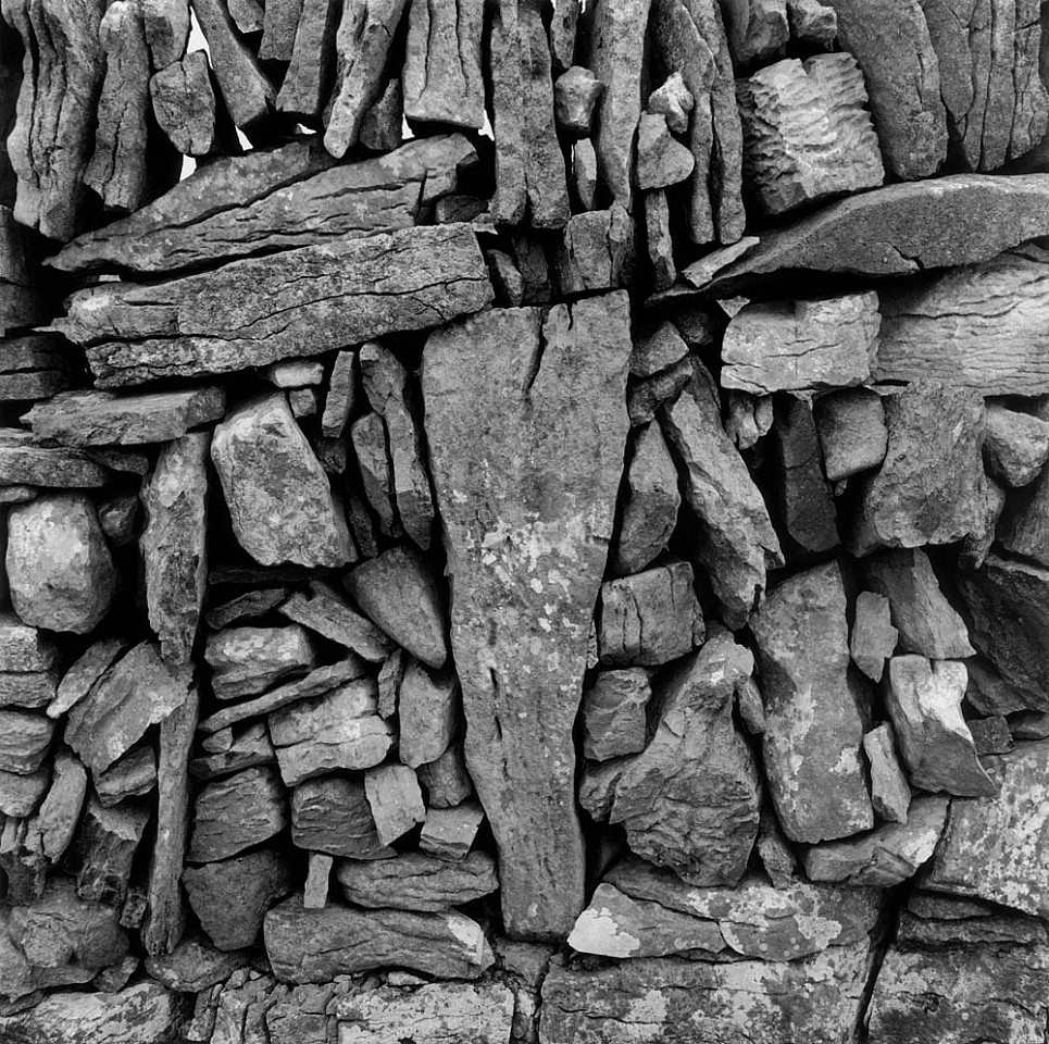 Mariana COOK, Triangular Stone in Wall, Inis Meáin, Ireland
2005, Gelatin silver print, selenium toned