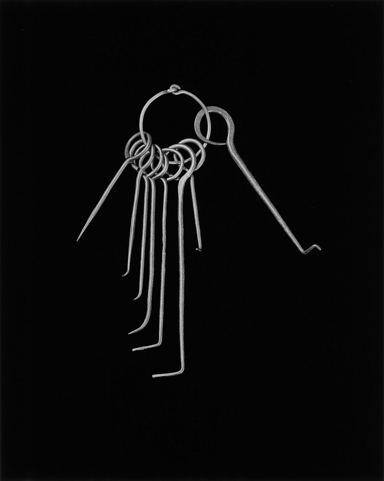 Mariana COOK, Tool - Skeleton Keys, Blackden, Cheshire, England
2015, Gelatin silver print, selenium toned